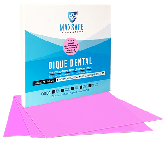 DIQUE MAXSAFE 6X6 ROSA