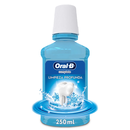 Enjuague bucal complete con fluor 250ml oral B