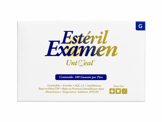Guante Látex Estéril (G) Examen Uniseal Caja